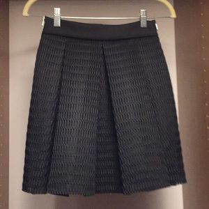 Maje black pleated skirt size 1